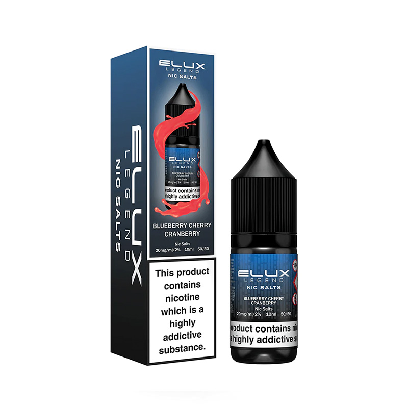 Blueberry Cherry Cranberry  Nic Salt E-Liquid by Elux Legend