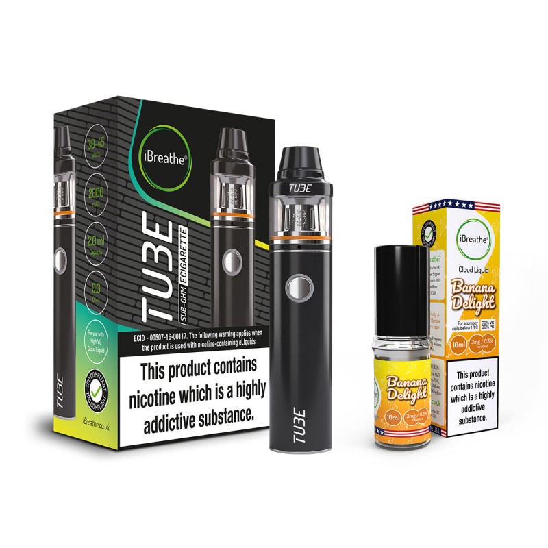 Sub-Ohm E-Cigarette & 10ml High VG E-Liquid | £24.99 + Free UK Delivery
