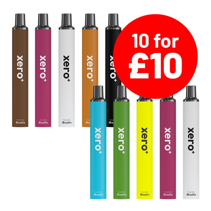 10 Pack Xero+ Disposable Pods