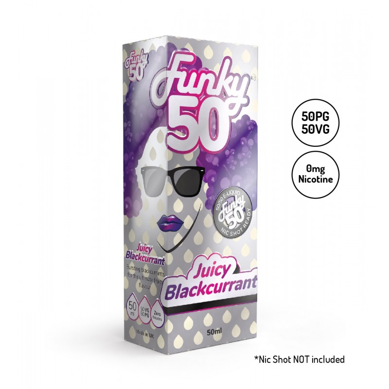 Juicy Blackcurrant 50ml 50/50 E-Liquid