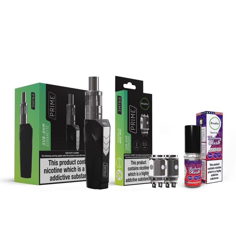 Prime Sub-Ohm E-Cigarette Bundle | £34.99 + Free UK Delivery