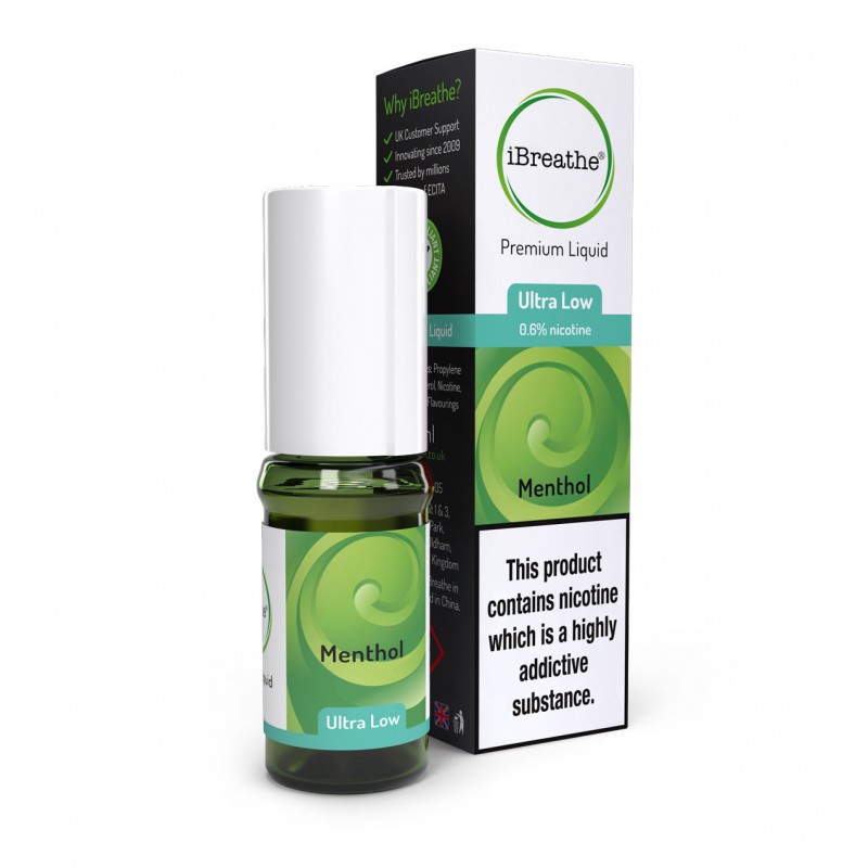 Menthol - 10ml High PG E-Liquid