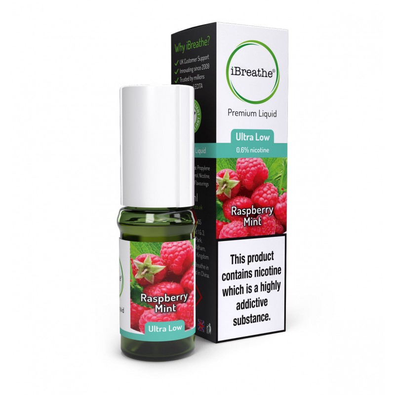 Raspberry Mint - 10ml High PG E-Liquid