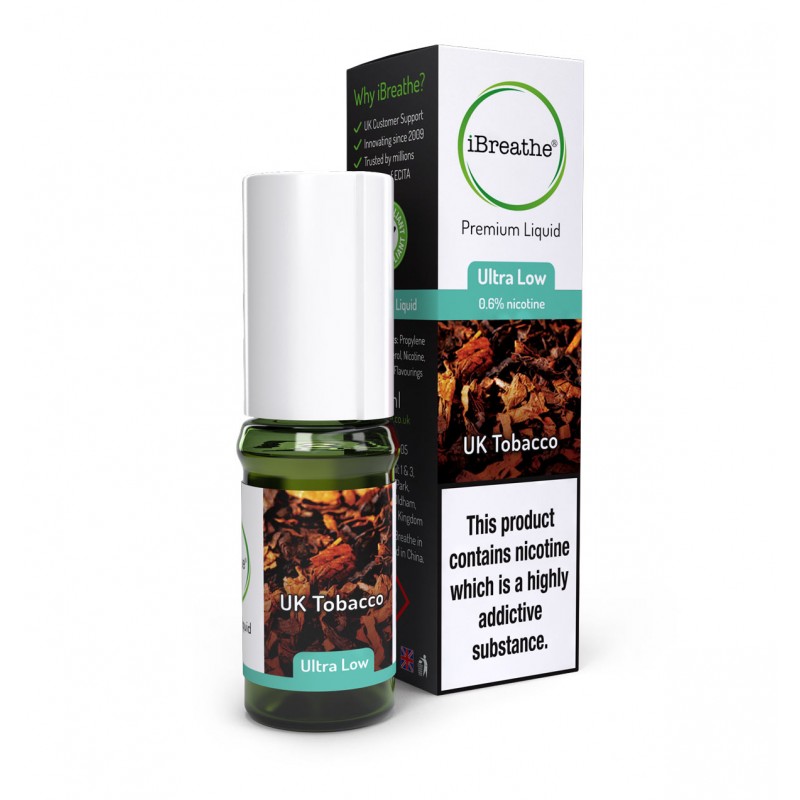 UK Tobacco - 10ml High PG E-Liquid