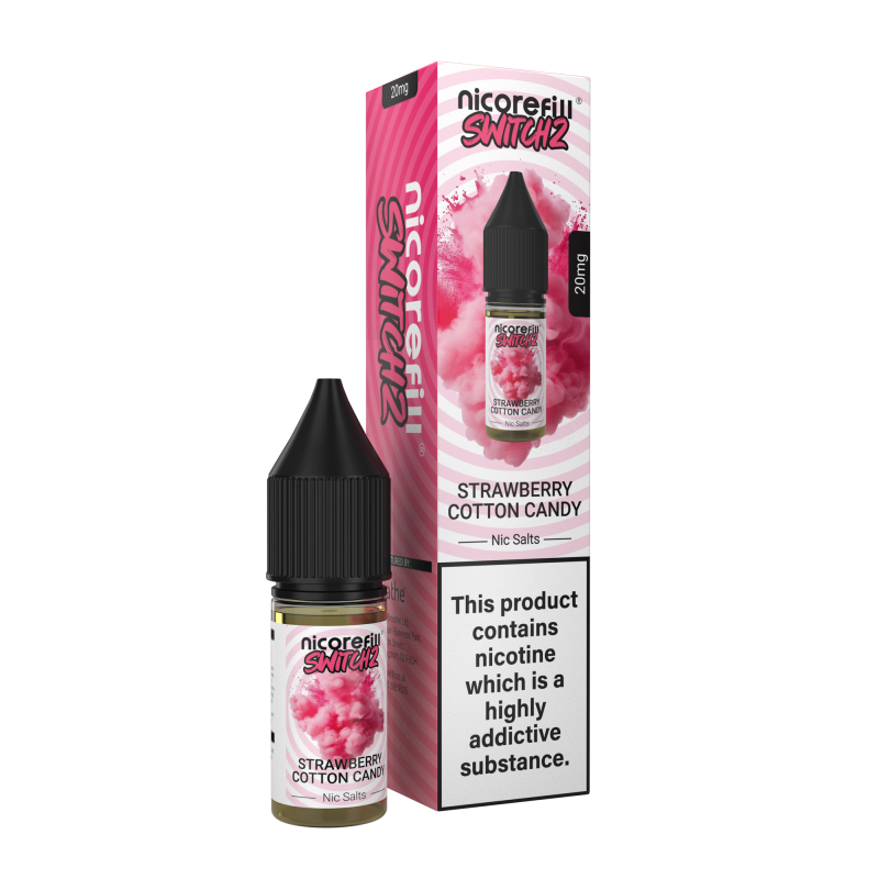 Switch2 - Strawberry Cotton Candy - 10ml 50/50 Nic Salt